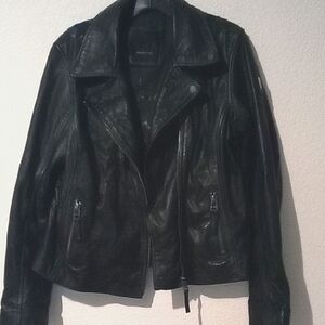 Mauritius Classic Black Leather Jacket for Women